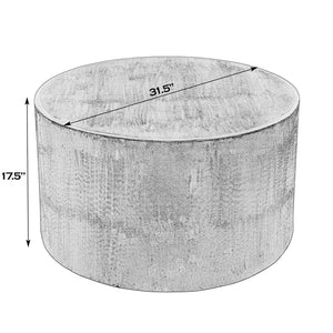 Butler Specialty Butler 31.5" Round Stainless Steel Coffee Table - Modern Elegance For Chic Living Spaces & Lounges Bronze Stainless Steel 5935392-butler