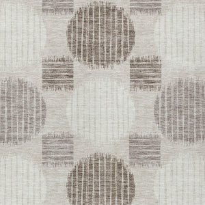 Homeroots 3' Stylish Beige Brown And Ivory Geometric Area Rug – Perfect For Indoor Or Outdoor Spaces! 5' X 8' Polyester 593559