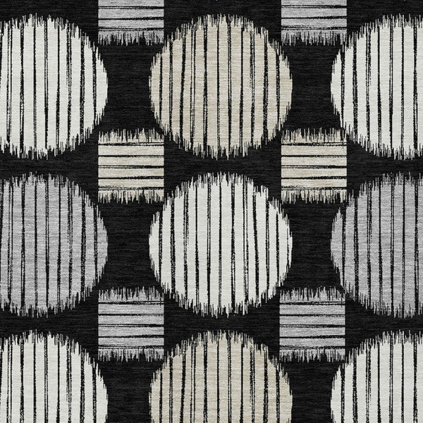 Homeroots 3' Stylish Beige Brown And Ivory Geometric Area Rug – Perfect For Indoor Or Outdoor Spaces! 3' X 5' Polyester 593564