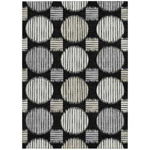 Homeroots 3' Stylish Beige Brown And Ivory Geometric Area Rug – Perfect For Indoor Or Outdoor Spaces! 5' X 8' Polyester 593565