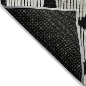 Homeroots 3' Stylish Beige Brown And Ivory Geometric Area Rug – Perfect For Indoor Or Outdoor Spaces! 10' X 14' Polyester 593569