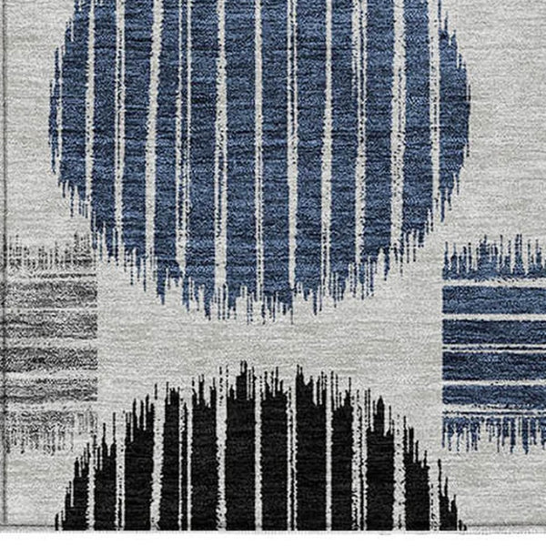 Homeroots 3' Stylish Beige Brown And Ivory Geometric Area Rug – Perfect For Indoor Or Outdoor Spaces! 3' X 5' Polyester 593594