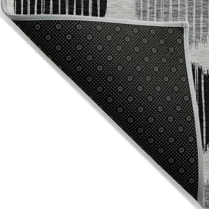 Homeroots 3' Stylish Beige Brown And Ivory Geometric Area Rug – Perfect For Indoor Or Outdoor Spaces! 8' X 10' Polyester 593597