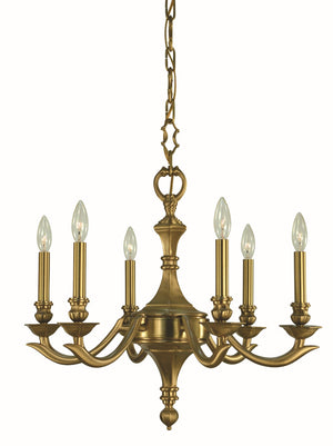 Framburg 6-light Elegant Brushed Brass Scarsdale Chandelier - Handcrafted Usa Lighting With Unique Texture! Brushed Brass Metal 5936 Br