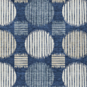 Homeroots 3' Stylish Beige Brown And Ivory Geometric Area Rug – Perfect For Indoor Or Outdoor Spaces! 3' X 5' Polyester 593606