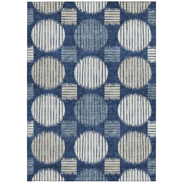 Homeroots 3' Stylish Beige Brown And Ivory Geometric Area Rug – Perfect For Indoor Or Outdoor Spaces! 10' X 14' Polyester 593611