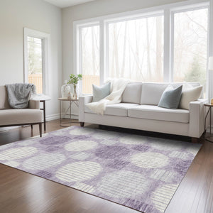 Homeroots 3' Stylish Beige Brown And Ivory Geometric Area Rug – Perfect For Indoor Or Outdoor Spaces! 3' X 5' Polyester 593624