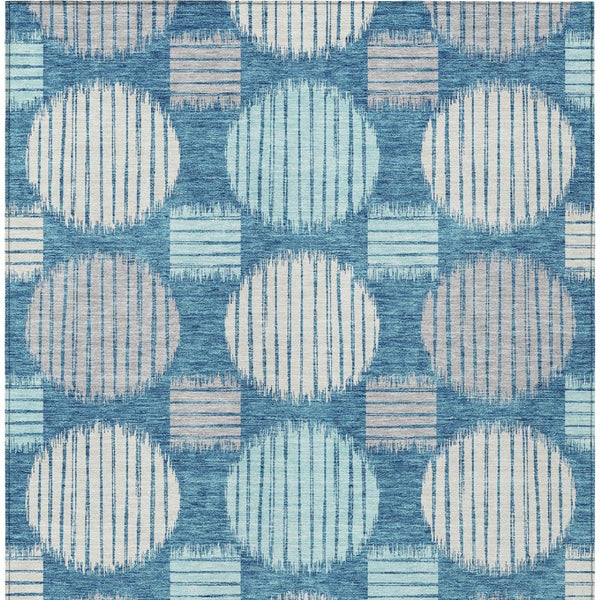 Homeroots 3' Stylish Beige Brown And Ivory Geometric Area Rug – Perfect For Indoor Or Outdoor Spaces! 3' X 5' Polyester 593636