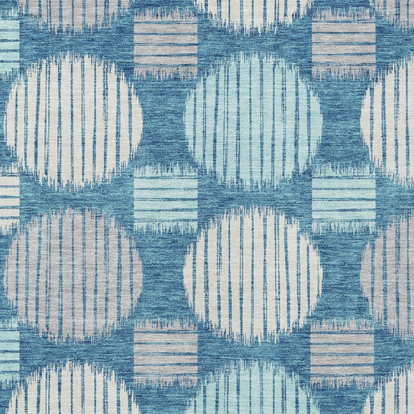 Homeroots 3' Stylish Beige Brown And Ivory Geometric Area Rug – Perfect For Indoor Or Outdoor Spaces! 3' X 5' Polyester 593636