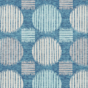 Homeroots 3' Stylish Beige Brown And Ivory Geometric Area Rug – Perfect For Indoor Or Outdoor Spaces! 5' X 8' Polyester 593637