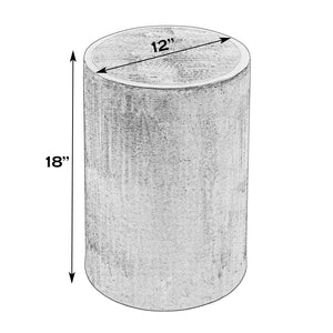 Butler Specialty Butler Sahara 12" Round Stainless Steel End Table - Elegant Drum Design For Modern Interiors Bronze Stainless Steel 5936392-butler