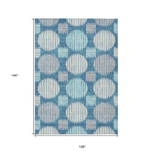 Homeroots 3' Stylish Beige Brown And Ivory Geometric Area Rug – Perfect For Indoor Or Outdoor Spaces! 9' X 12' Polyester 593640