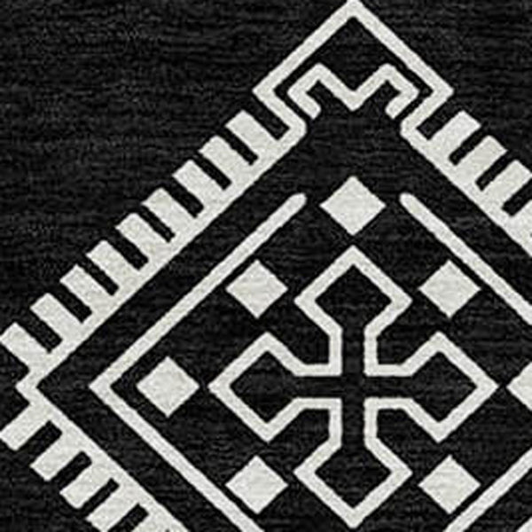 Homeroots 3' Stylish Beige & Brown Southwestern Washable Rug For Indoor And Outdoor Living Spaces Decor 8' X 10' Polyester 593651