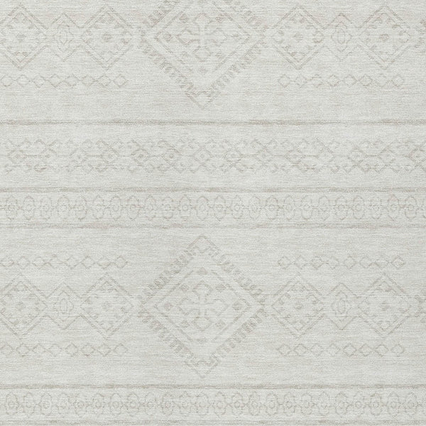 Homeroots 3' Stylish Beige & Brown Southwestern Washable Rug For Indoor And Outdoor Living Spaces Decor 9' X 12' Polyester 593694