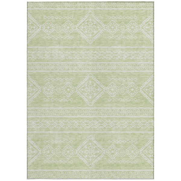 Homeroots 3' Stylish Beige & Brown Southwestern Washable Rug For Indoor And Outdoor Living Spaces Decor 3' X 5' Polyester 593696