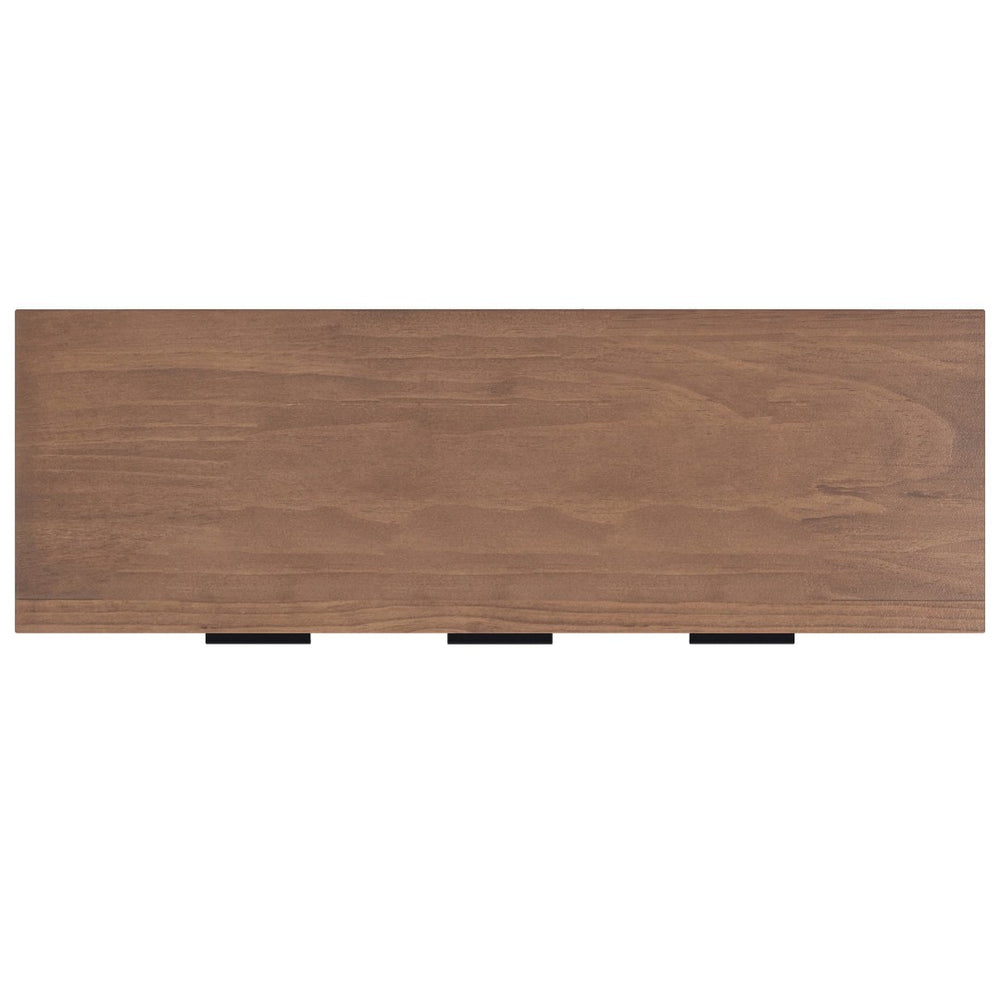 English Elm Hollander Solid Wood Buffet Sideboard with Drawers and Cabinets for Dining Rooms B136P439011