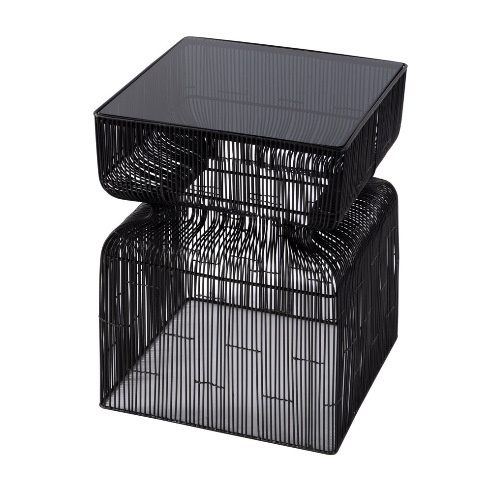 Butler Specialty Butler 14" Square Stainless Steel End Table - Modern Industrial Design For Home & Commercial Spaces Bronze Stainless Steel 5937025-butler