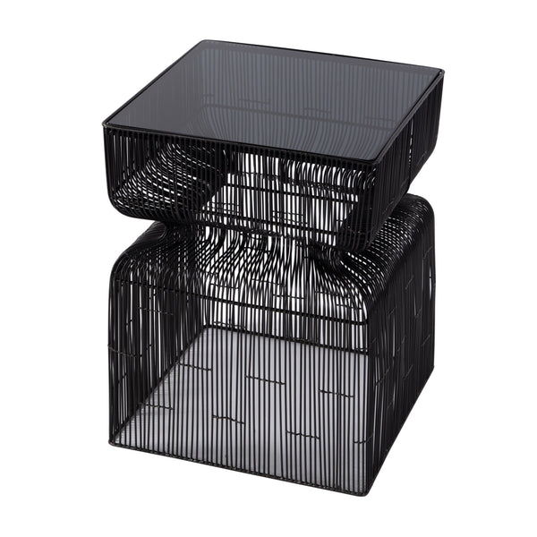Butler Specialty Butler 14" Square Stainless Steel End Table - Modern Industrial Design For Home & Commercial Spaces Bronze Stainless Steel 5937025-butler