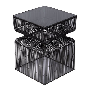 Butler Specialty Butler 14" Square Stainless Steel End Table - Modern Industrial Design For Home & Commercial Spaces Bronze Stainless Steel 5937025-butler