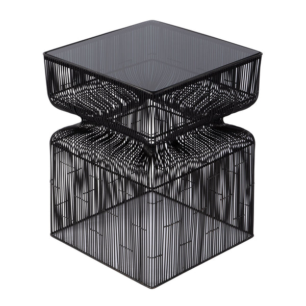 Butler Specialty Butler 14" Square Stainless Steel End Table - Modern Industrial Design For Home & Commercial Spaces Bronze Stainless Steel 5937025-butler