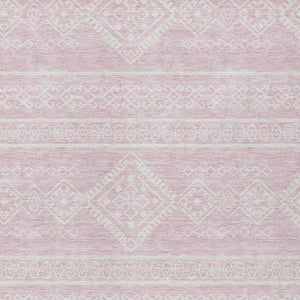 Homeroots 3' Stylish Beige & Brown Southwestern Washable Rug For Indoor And Outdoor Living Spaces Decor 5' X 8' Polyester 593703