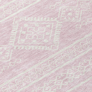 Homeroots 3' Stylish Beige & Brown Southwestern Washable Rug For Indoor And Outdoor Living Spaces Decor 8' Round Polyester 593704