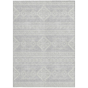 Homeroots 3' Stylish Beige & Brown Southwestern Washable Rug For Indoor And Outdoor Living Spaces Decor 3' X 5' Polyester 593720
