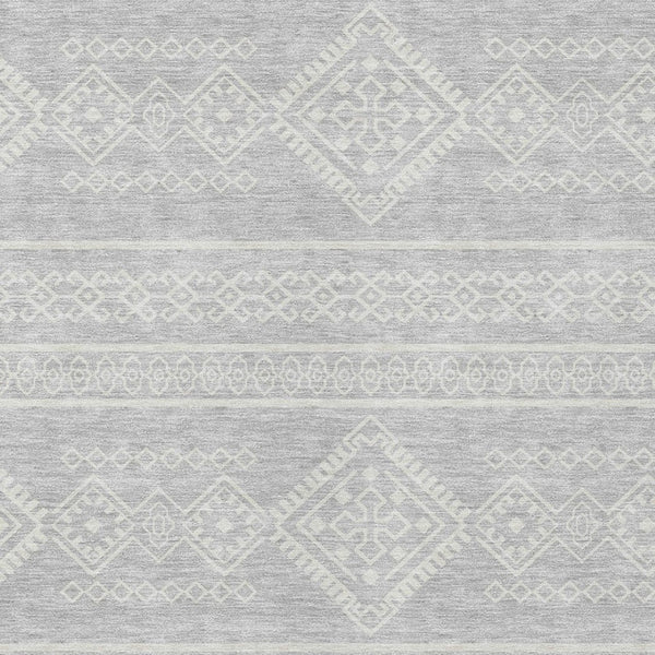 Homeroots 3' Stylish Beige & Brown Southwestern Washable Rug For Indoor And Outdoor Living Spaces Decor 5' X 8' Polyester 593721