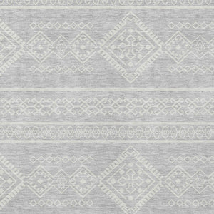 Homeroots 3' Stylish Beige & Brown Southwestern Washable Rug For Indoor And Outdoor Living Spaces Decor 9' X 12' Polyester 593724