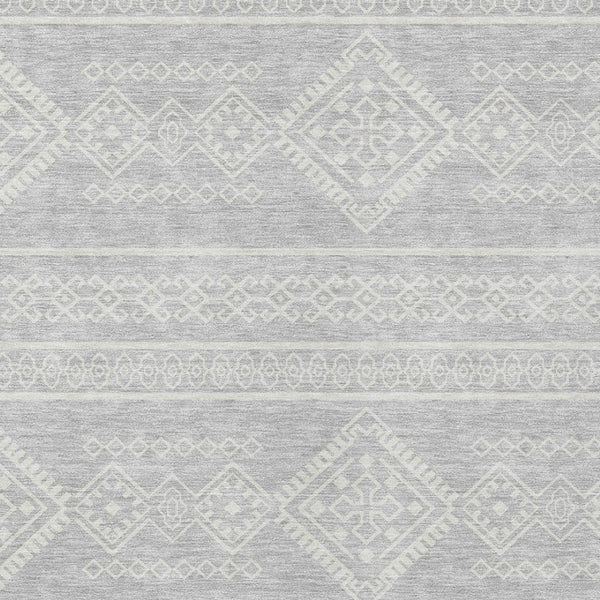 Homeroots 3' Stylish Beige & Brown Southwestern Washable Rug For Indoor And Outdoor Living Spaces Decor 9' X 12' Polyester 593724