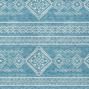 Homeroots 3' Stylish Beige & Brown Southwestern Washable Rug For Indoor And Outdoor Living Spaces Decor 10' X 14' Polyester 593731