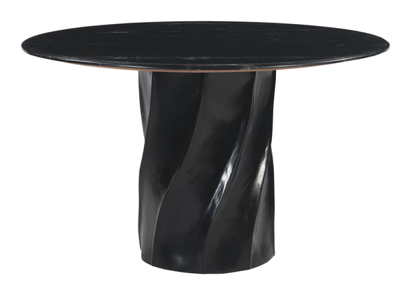 Zuo Modern Kuro Dining Table In Black - Stylish Marble & Mango Wood Design For Modern Dining Spaces Black Natural Marble,Mdf,Mango Wood 110807-zuo-modern