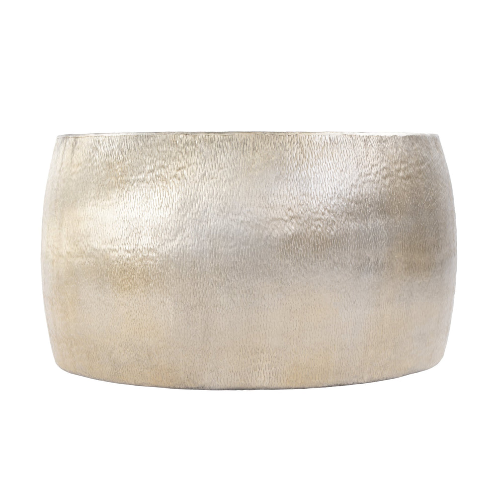 Butler Specialty Company 31.5" Round Stainless Steel Coffee Table In Antique Gold For Modern Spaces Antique Gold Stainless Steel 5938226-butler