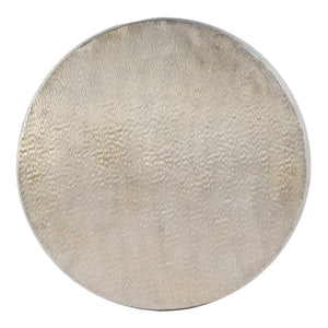 Butler Specialty Company 31.5" Round Stainless Steel Coffee Table In Antique Gold For Modern Spaces Antique Gold Stainless Steel 5938226-butler