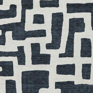 Homeroots 3' Artichoke Green Abstract Area Rug - Stylish, Washable Indoor-outdoor Design For All Spaces 3' X 5' Polyester 593822