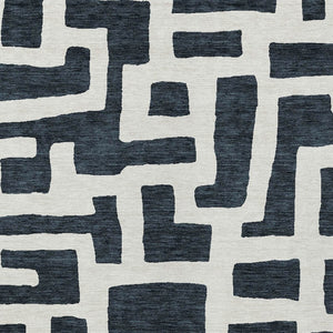 Homeroots 3' Artichoke Green Abstract Area Rug - Stylish, Washable Indoor-outdoor Design For All Spaces 5' X 8' Polyester 593823