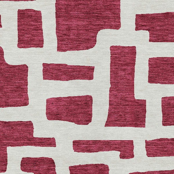 Homeroots 3' Artichoke Green Abstract Area Rug - Stylish, Washable Indoor-outdoor Design For All Spaces 3' X 5' Polyester 593834