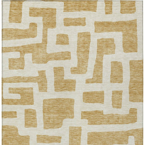 Homeroots 3' Artichoke Green Abstract Area Rug - Stylish, Washable Indoor-outdoor Design For All Spaces 10' X 14' Polyester 593851