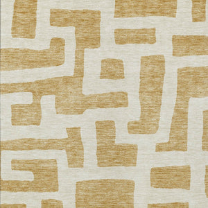 Homeroots 3' Artichoke Green Abstract Area Rug - Stylish, Washable Indoor-outdoor Design For All Spaces 10' X 14' Polyester 593851