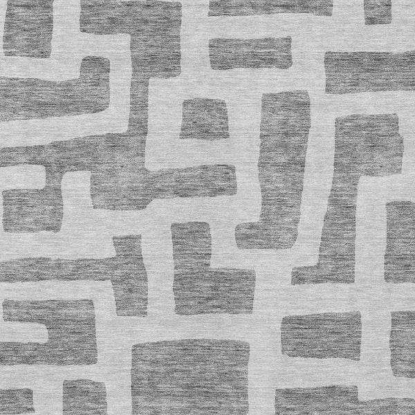 Homeroots 3' Artichoke Green Abstract Area Rug - Stylish, Washable Indoor-outdoor Design For All Spaces 8' X 10' Polyester 593855