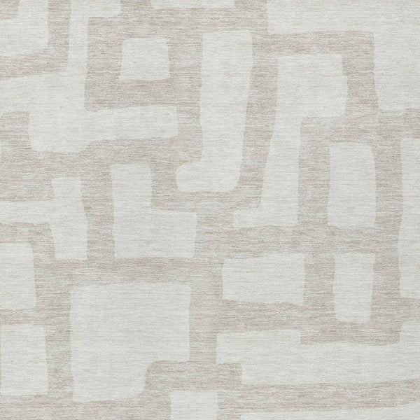 Homeroots 3' Artichoke Green Abstract Area Rug - Stylish, Washable Indoor-outdoor Design For All Spaces 5' X 8' Polyester 593859