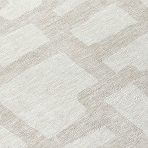 Homeroots 3' Artichoke Green Abstract Area Rug - Stylish, Washable Indoor-outdoor Design For All Spaces 8' Round Polyester 593860