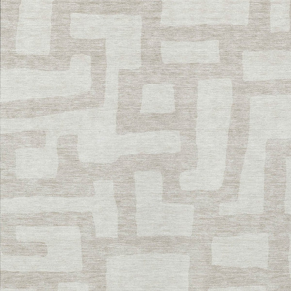 Homeroots 3' Artichoke Green Abstract Area Rug - Stylish, Washable Indoor-outdoor Design For All Spaces 9' X 12' Polyester 593862