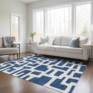 Homeroots 3' Artichoke Green Abstract Area Rug - Stylish, Washable Indoor-outdoor Design For All Spaces 9' X 12' Polyester 593868