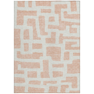 Homeroots 3' Artichoke Green Abstract Area Rug - Stylish, Washable Indoor-outdoor Design For All Spaces 9' X 12' Polyester 593874