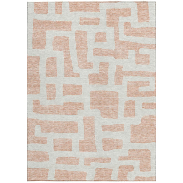 Homeroots 3' Artichoke Green Abstract Area Rug - Stylish, Washable Indoor-outdoor Design For All Spaces 9' X 12' Polyester 593874