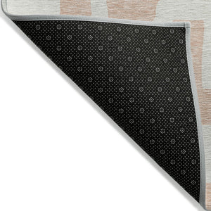 Homeroots 3' Artichoke Green Abstract Area Rug - Stylish, Washable Indoor-outdoor Design For All Spaces 10' X 14' Polyester 593875