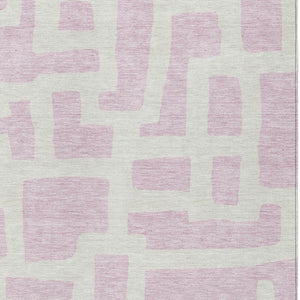 Homeroots 3' Artichoke Green Abstract Area Rug - Stylish, Washable Indoor-outdoor Design For All Spaces 3' X 5' Polyester 593876