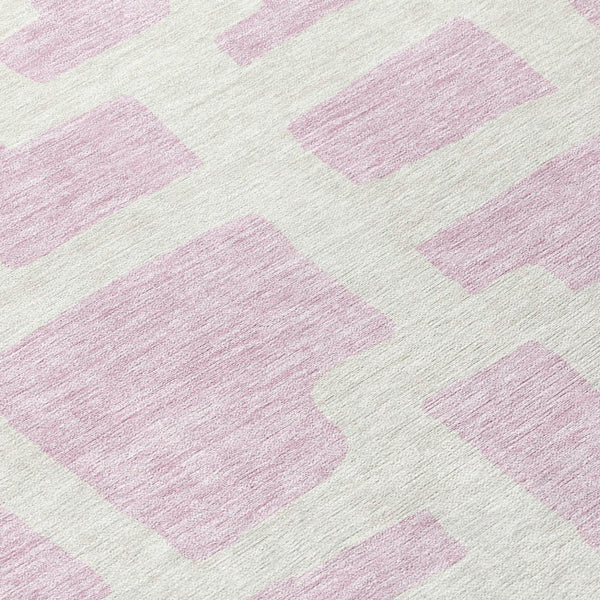 Homeroots 3' Artichoke Green Abstract Area Rug - Stylish, Washable Indoor-outdoor Design For All Spaces 8' Round Polyester 593878