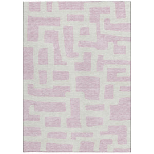 Homeroots 3' Artichoke Green Abstract Area Rug - Stylish, Washable Indoor-outdoor Design For All Spaces 10' X 14' Polyester 593881